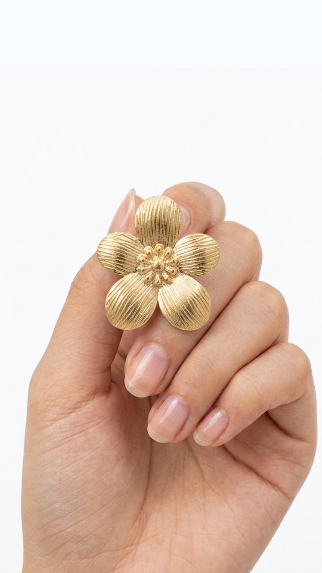 Golden Blossom Earrings