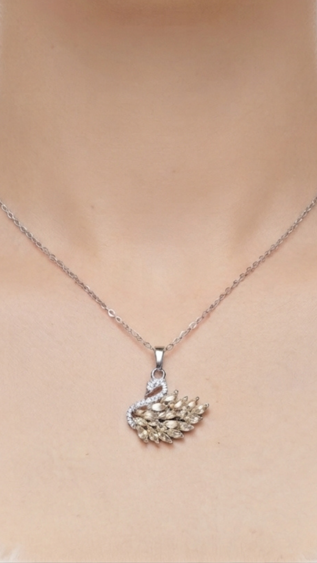 Celestial Swan Pendant
