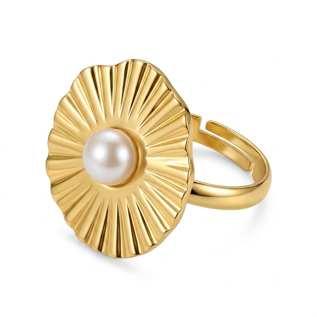 Pearl Petal Ring