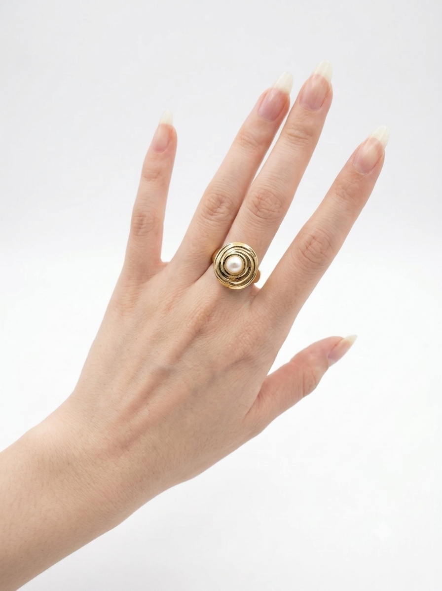 Pearl Halo ring