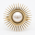 Sunburst Pearl Ring