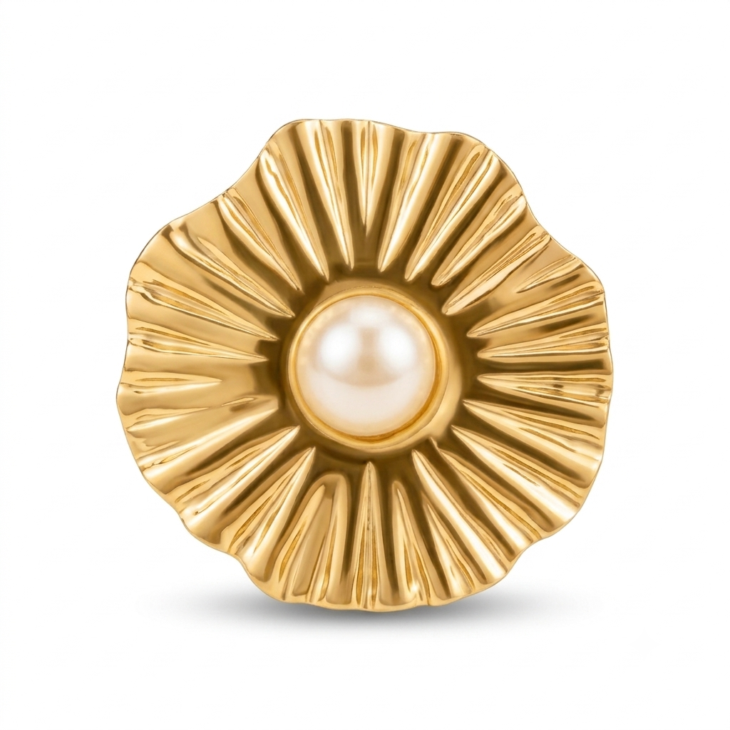 Pearl Petal Ring