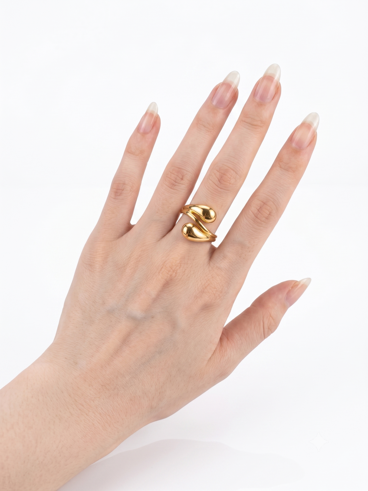 Golden Wave Ring