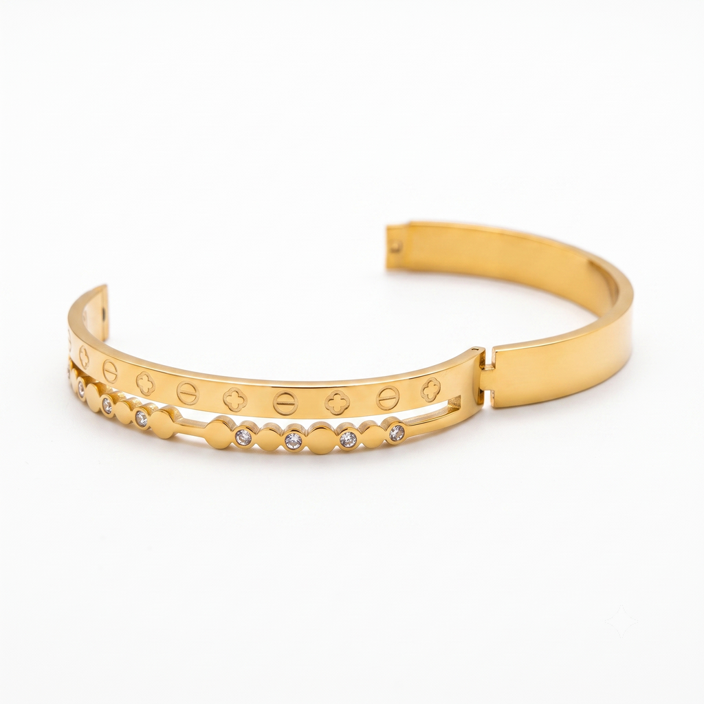 Celeste Crystal Cuff