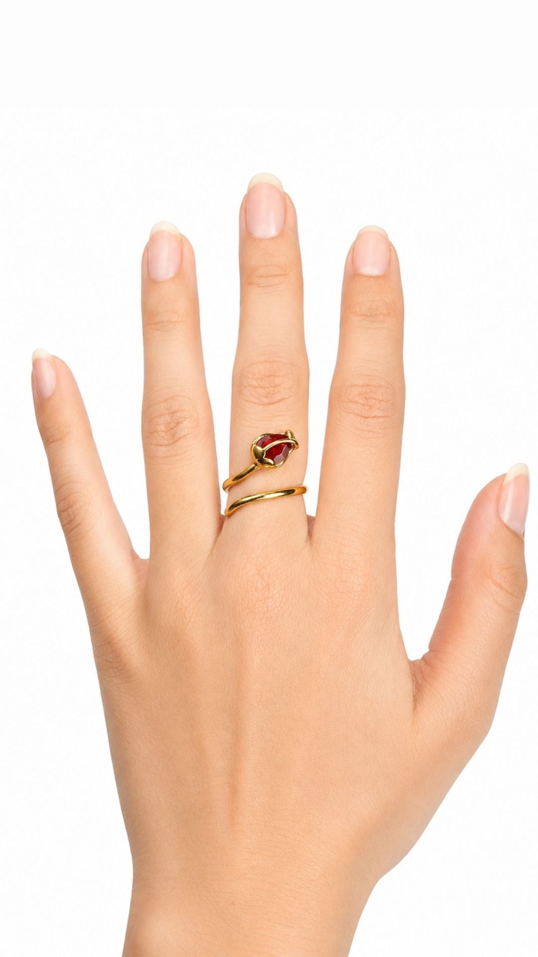 Scarlet Bloom Ring